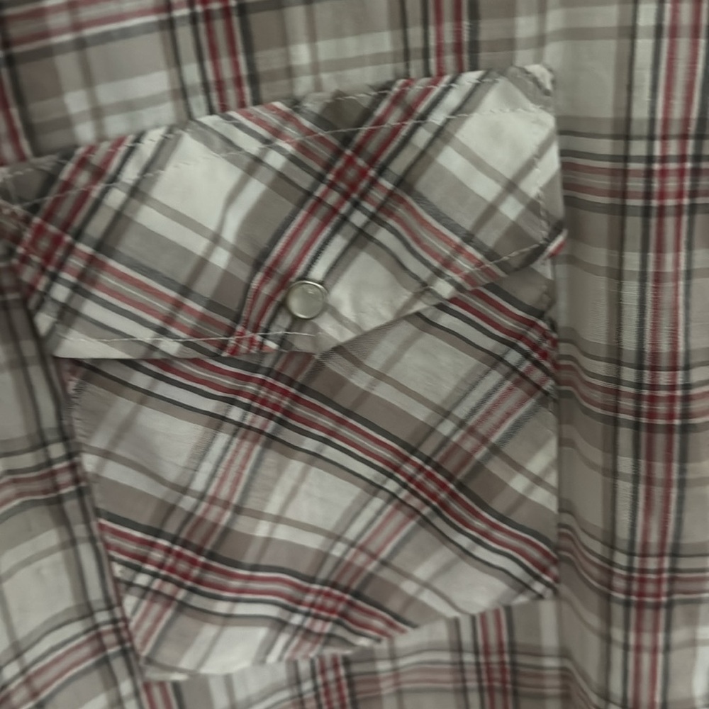 Wrangler Button-Down Cowboy Snap Double Pocket - image 5